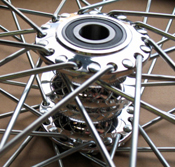 single blade spool hub wheel